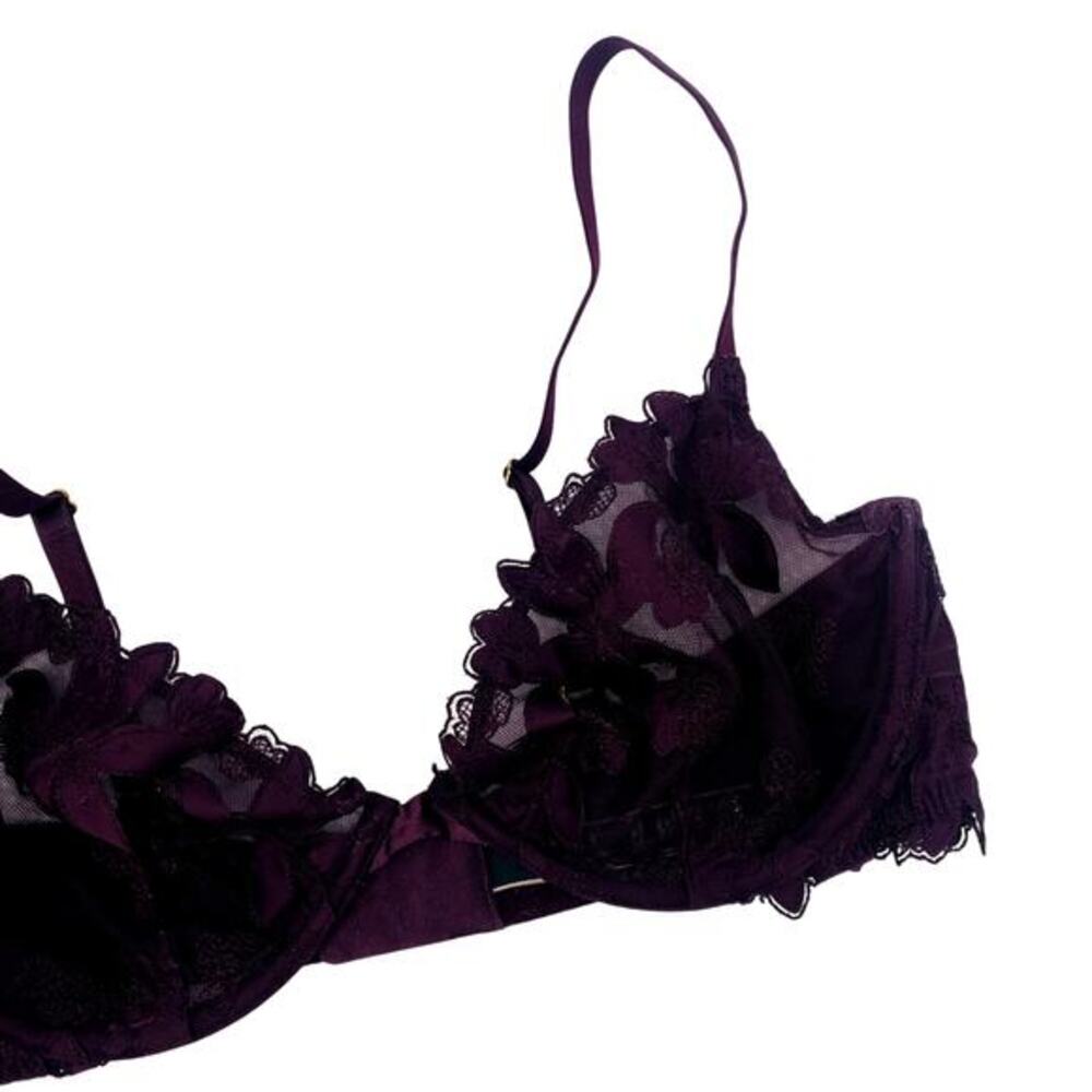 Victoria's Secret purple lace unlined bra